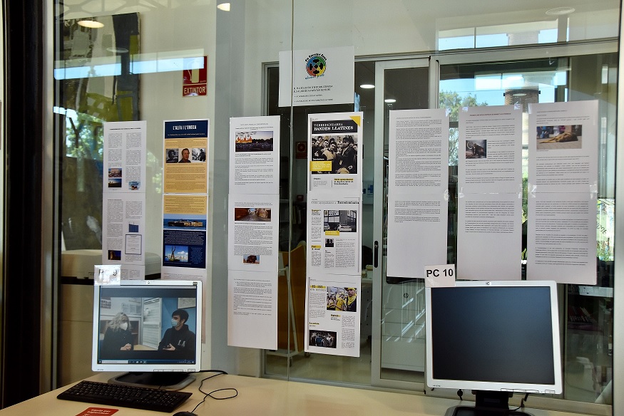 Exposició de notícies i reportatges de l’alumnat de l’Antina i del Ramon de la Torre a la Biblioteca
